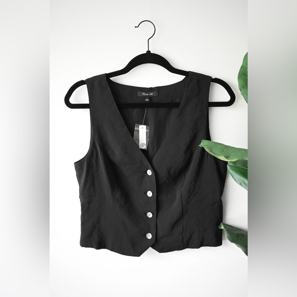 Madewell Katrina Button Down Vest New With Tags - Picture 3 of 9